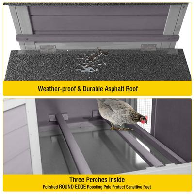 Show full view: Aivituvin AIR72 Mobile Tractor Chicken Coop, 1 to 2 Chicken Capacity slide 5 of 11