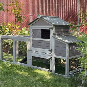 Aivituvin AIR72 Mobile Tractor Chicken Coop, 1 to 2 Chicken Capacity