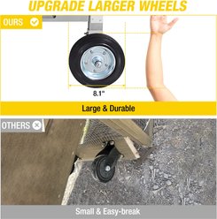 Aivituvin AIR96 Extra-Large Chicken Coop with Big Wheels, 6 to 8 Chicken Capacity slide 2 of 9