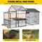 Show in main carousel: Aivituvin AIR7006 Wooden Tractor Chicken Coop with Metal Frame, 6 to 10 Chicken Capacity slide 3 of 11