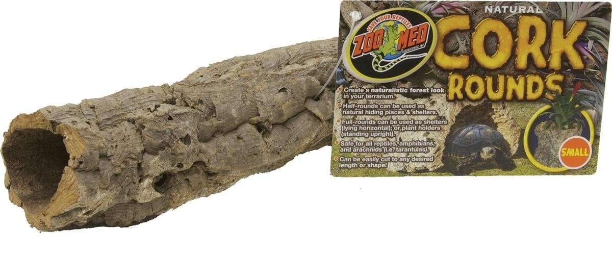 Natural Cork Bark Round Reptile Wood