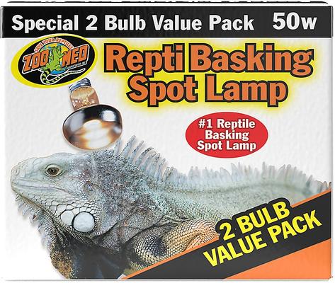 Show full view: Zoo Med Repti Basking Reptile Spot Lamp, 50-watt, 2 count slide 3 of 11