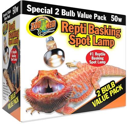 Show full view: Zoo Med Repti Basking Reptile Spot Lamp, 50-watt, 2 count slide 2 of 11