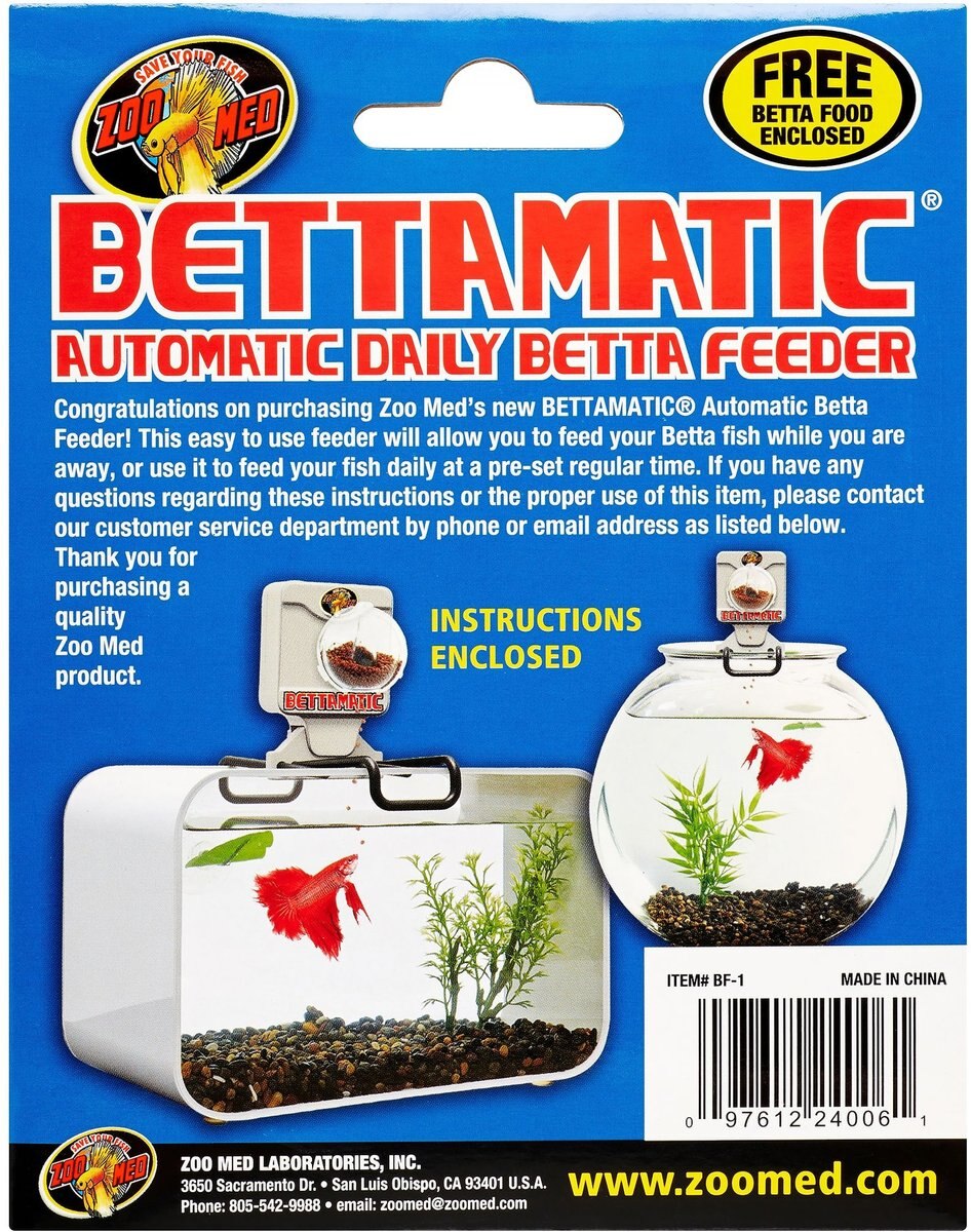 Zoo Med BettaMatic Automatic Daily Betta Feeder