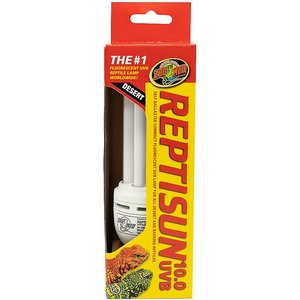 Zoo Med ReptiSun 10.0 UVB Compact Fluorescent Reptile Lamp, 26-Watt