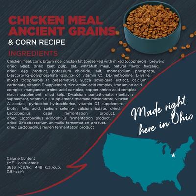 Show full view: Blackwood Complete & Balanced Diet Adult Chicken Meal with Ancient Grains & Corn Recipe Dry Dog Food, 48-lb bundle slide 3 of 10