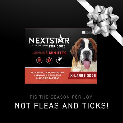 Show full view: NextStar Flea & Tick Spot Treatment for X-Large Dogs, 89-132 lbs, 3 Doses (3-mos. supply) slide 2 of 9