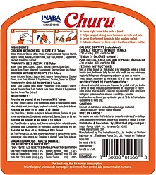 Inaba Churu Beef & Cheese Variety Creamy Puree Grain-Free Lickable Cat Treats, 0.5-oz tube, 50 count slide 2 of 9