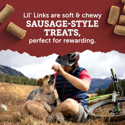 Show full view: Zuke's Lil' Links Chicken & Apple Recipe Gluten-Free Soft & Chewy Dog Treats, 3-oz pouch slide 6 of 14