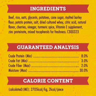 Show full view: Zuke's Mini Naturals Beef Recipe Dog Treats, 3-oz pouch slide 7 of 15