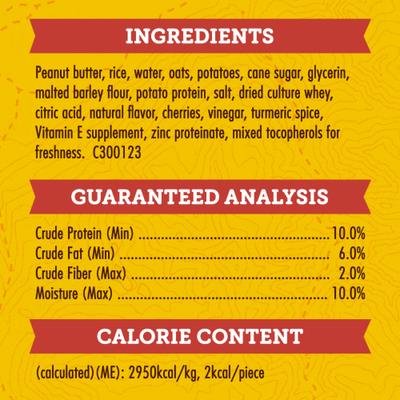 Show full view: Zuke's Mini Naturals Peanut Butter & Oats Recipe Adult Soft & Tender Training Dog Treats, 10-oz pouch slide 7 of 13