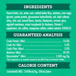 Zuke's Hip & Joint Peanut Butter & Oats Recipe Soft & Chewy Dog Treats, 16-oz bag slide 2 of 9