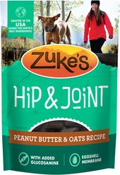 Zuke's Hip & Joint Peanut Butter & Oats Recipe Soft & Chewy Dog Treats, 16-oz bag
