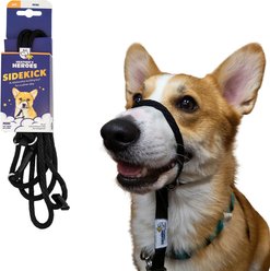 Heather's Heroes The Sidekick Transitional Dog Training Leash, Black, Mini: 6-ft long, 1/4-in wide