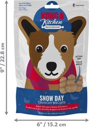 KONG Snow Day Holiday Kitchen Crunchy Biscuit Dog Treats, 5-oz bag slide 2 of 6
