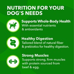 Iams Proactive Health Minichunks Adult Beef & Rice Recipe Dry Dog Food, 30-lb bag slide 2 of 9
