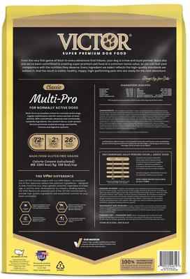 Show full view: VICTOR Multi-Pro Normally Active Gluten-Free Dry Dog Food, 15-lb bag slide 4 of 12