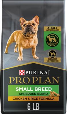Purina Pro Plan Shredded Blend Adult Small Breed Chicken & Rice Formula Dry Dog Food