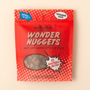 POLKADOG Wonder Nuggets Sweet Potato & Beef Soft & Chewy Dog Treats, 10 ...