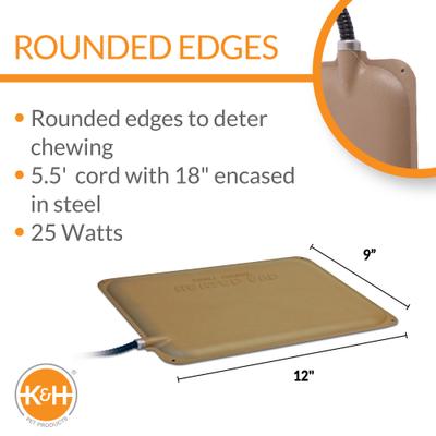Show full view: K&H Pet Products Extreme Weather Kitty Pad Petite, Tan slide 2 of 11