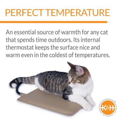 Show full view: K&H Pet Products Extreme Weather Kitty Pad Petite, Tan slide 8 of 11