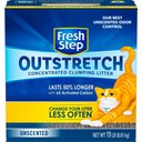 Fresh Step Outstretch Concentrated Unscented Clumping Clay Cat Litter, 19-lb box