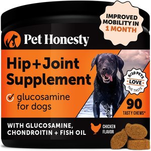 PetHonesty Advanced Hip + Joint Chicken Flavored Soft Chews Joint Supplement for Dogs