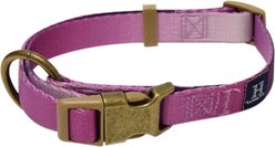 Hamilton Eco Venture Recycled Ombre Adjustable Standard Dog Collar, Raspberry, Small/Medium: 12 to 18-in neck, 5/8-in wide