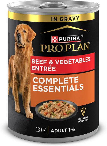 Purina Pro Plan Savor Adult Beef & Vegetables Slices in Gravy Canned Dog Food