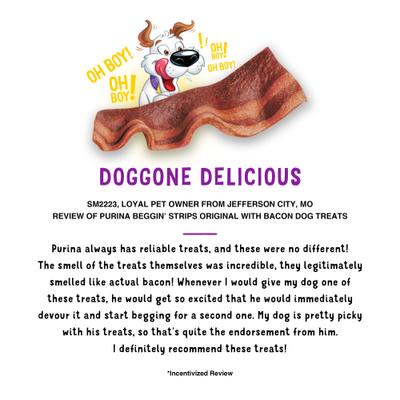 Show full view: Beggin' Strips Original Bacon Dog Treats, 6-oz slide 8 of 14