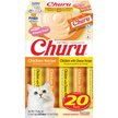 Inaba Churu Seafood & Chicken Variety Pack Grain-Free Lickable Cat Treats, 0.5-oz tube, 20 count