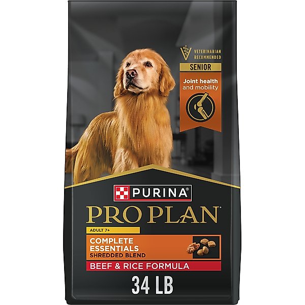 PURINA PRO PLAN 7+ Complete Essentials Shredded Blend Beef & Rice ...