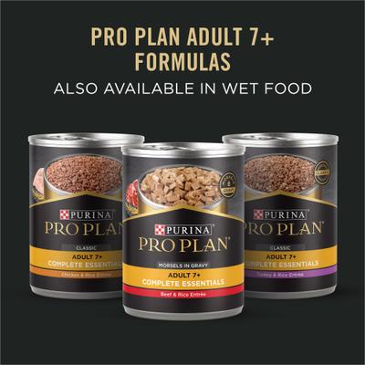 Show full view: Purina Pro Plan Sensitive Skin & Stomach 7+ Salmon & Rice Formula Dry Dog Food, 4-lb bag slide 8 of 12