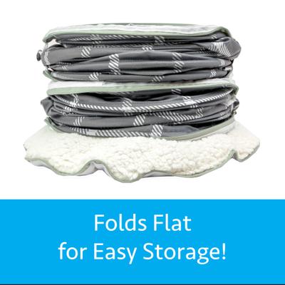 Show full view: Kitty City Cat Tunnel Bed Cat Bed, Medium, Gray slide 7 of 13