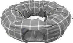 Kitty City Cat Tunnel Bed Cat Bed, Medium, Gray