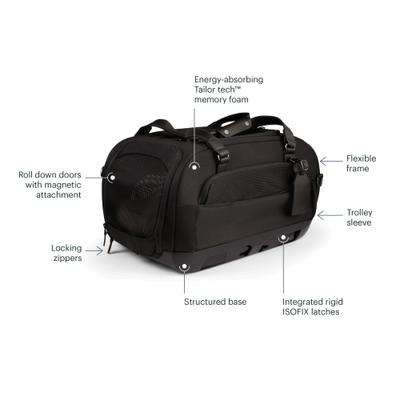 Show full view: Tavo Pets Dupree II Travel System Dog & Cat Stroller, Onyx slide 8 of 10