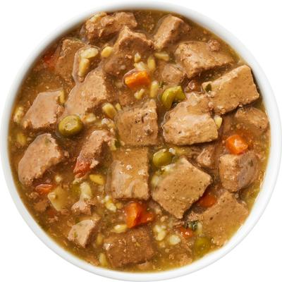 Show full view: Hill's Science Diet Senior Adult 7+ Savory Stew with Chicken & Vegetables Wet Dog Food, 12.8-oz can, case of 4 slide 3 of 12