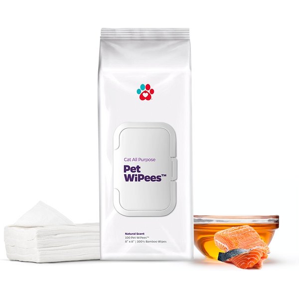 Pet Parents Pet WiPees Natural Scent Cat & Dog Gland Grooming Wipes