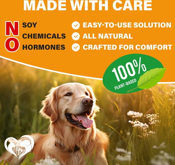 Beloved Pets Natural Flea & Tick Support + Complex Multivitamin Chicken Flavored Soft Chew for Skin & Coat Supplement for Dogs, 10-oz jar