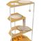 Show in main carousel: Cesicia Corner Cat Tower Scratching Post Cat Tree & Scratching Post, White slide 4 of 8