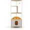Show in main carousel: Cesicia Corner Cat Tower Scratching Post Cat Tree & Scratching Post, White slide 1 of 8
