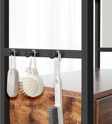 Show full view: Cesicia Raised Bowls Dog Feeder Station, Brown slide 7 of 7