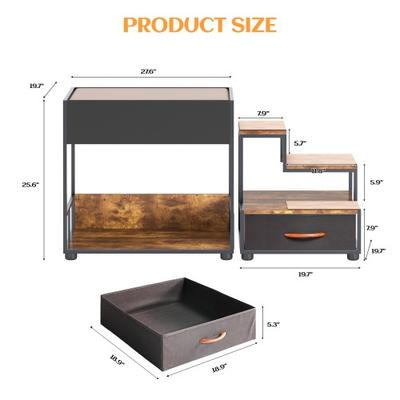 Show full view: Cesicia Pet Step Window Perch Bunk Beds Dog Bed, Black slide 3 of 8