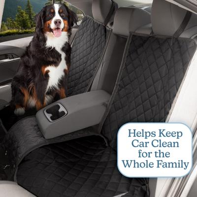 Show full view: Pet Adobe Back Seat Dog & Cat Car Seat Cover, Black slide 4 of 7
