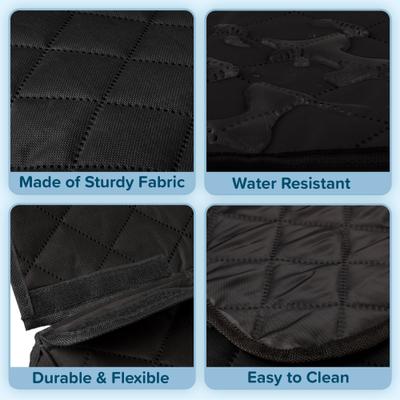 Show full view: Pet Adobe Back Seat Dog & Cat Car Seat Cover, Black slide 3 of 7