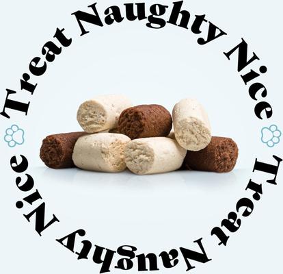 Show full view: Three Dog Bakery Ho Ho Ho Hot Chowcolate Carob & Marshmallow Wafer Dog Treat, 5-oz bag slide 4 of 10