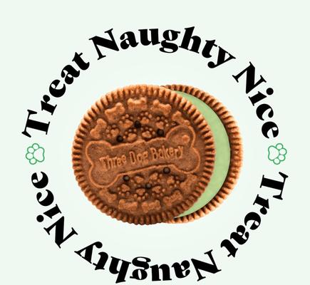 Show full view: Three Dog Bakery Peppermutt Lick'n Crunch Minty Green Crème Cookies Dog Treat, 13-oz bag slide 4 of 10