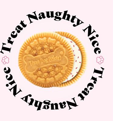 Show full view: Three Dog Bakery Lick'n Crunch Festive Holiday Candy Cane Dog Treats, 13-oz bag slide 4 of 10