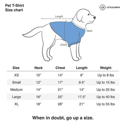 Show full view: Littlearth NHL Neon Cat & Dog T-Shirt, Large, Carolina Hurricanes slide 5 of 6