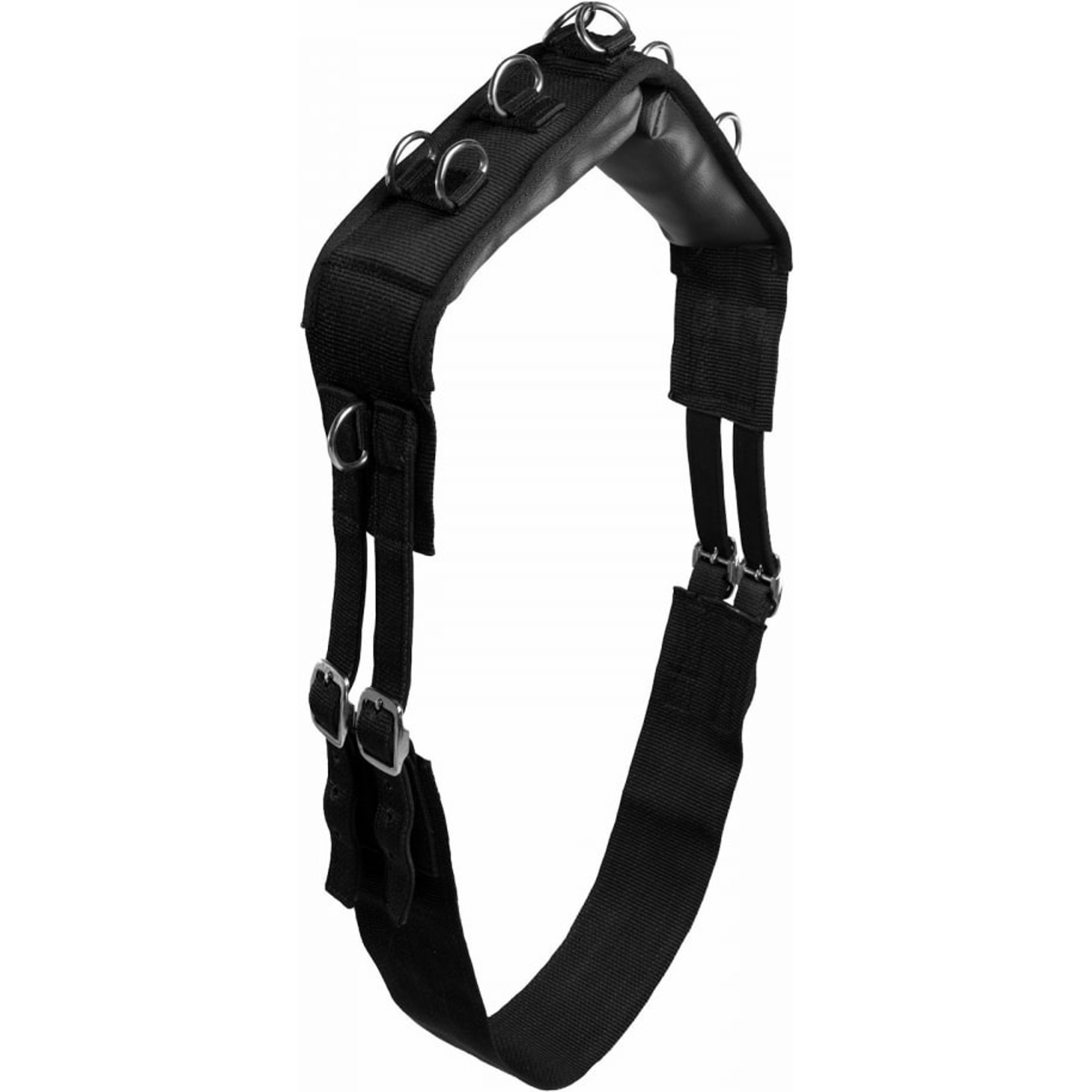 Horze Lunging Surcingle, Black, Pony